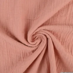 Double gaze grande largeur coloris Marsala (280cm) - OEKO TEX