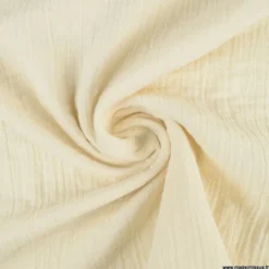 Double gaze grande largeur coloris Ecru (280cm) - OEKO TEX
