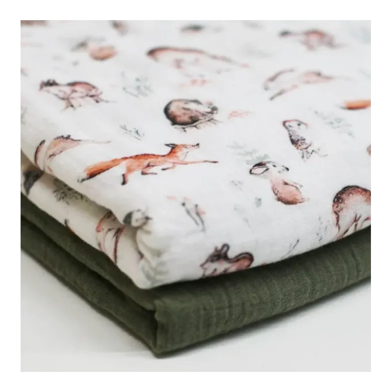 Double gaze Motif animaux des Bois