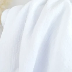 Double gaze plumetis Blanc - OEKO TEX