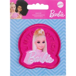 Ecusson thermocollant Barbie Brodé