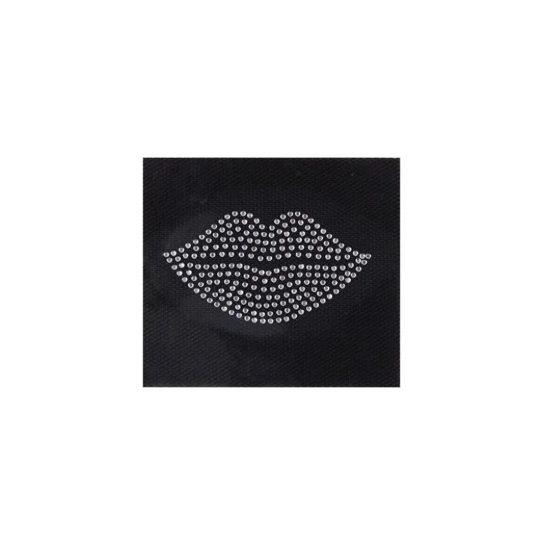Ecusson thermocollant Lèvres strass - Rico Design