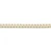 Elastique Lurex blanc cassé à pois or - 10mm - au mètre