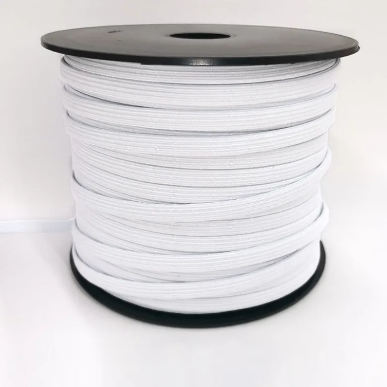 Elastique Maille 7mm Blanc