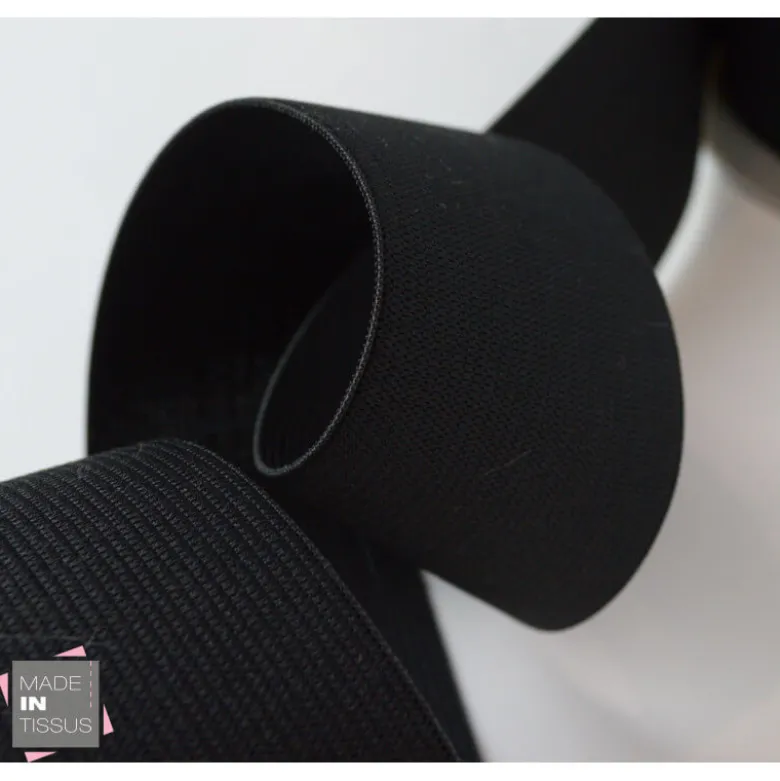 Elastique Maille 50mm Noir