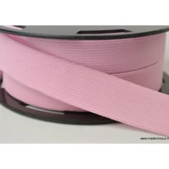 Elastique Souple 25mm coloris Rose