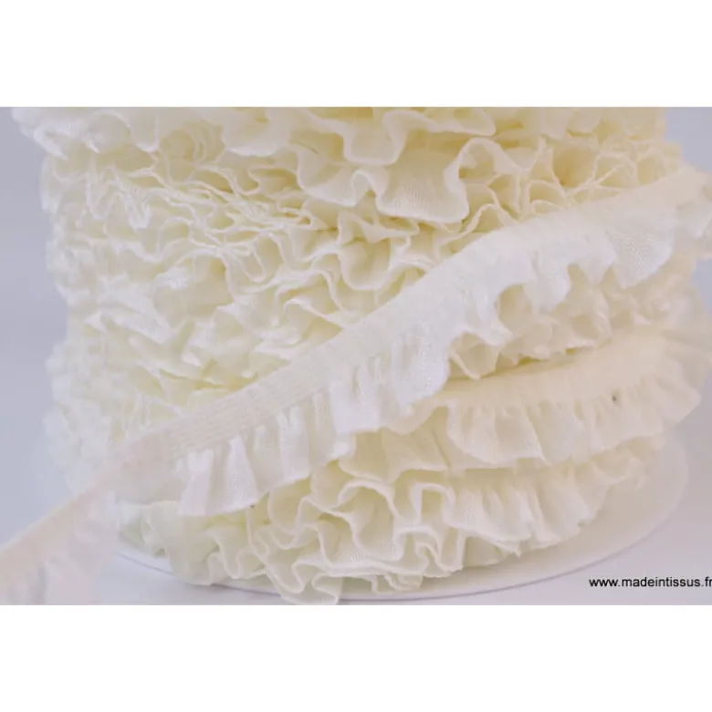 Elastique volant 16mm Blanc