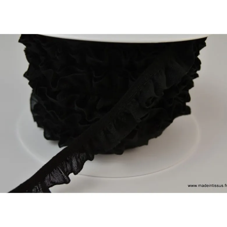 Elastique volant 16mm Noir