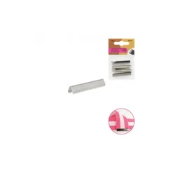 Embout de sangle ou de ceinture 40mm coloris argent - 4 pièces