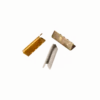 Embout de sangle ou de ceinture 30mm finition acier, doré et argent Bohin