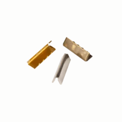 Embout de sangle ou de ceinture 30mm finition acier, doré et argent Bohin