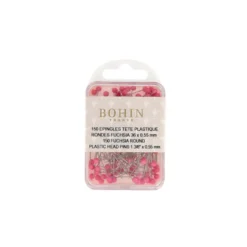 Epingles tête ronde rose fuchsia - Bohin