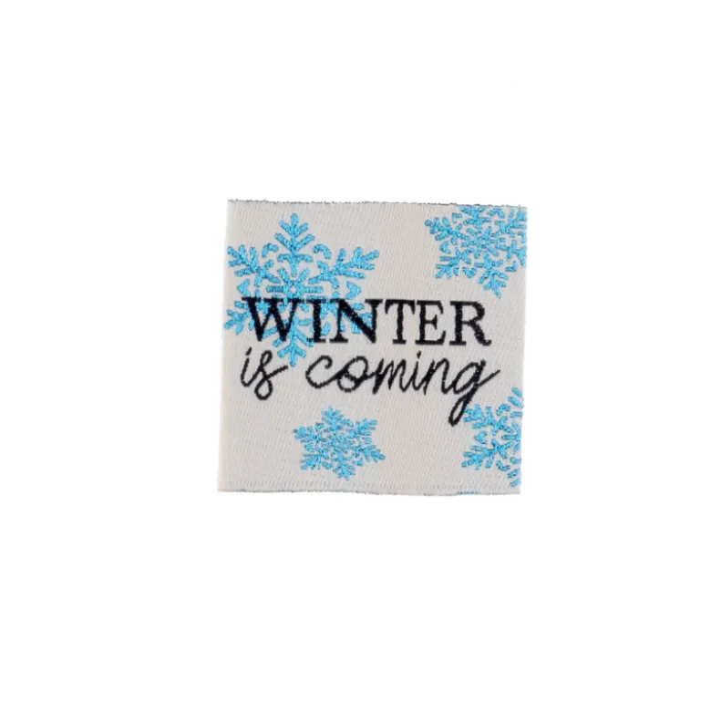 Etiquette tissée - Winter is coming