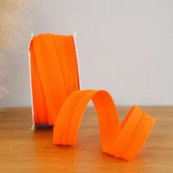 Fermeture éclair au mètre 30mm - chaine n°3 - Orange Fluo