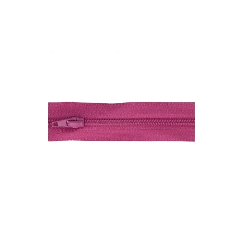 Fermeture éclair au mètre 25mm en nylon Coloris Fuchsia - Chaine n°3