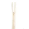 Fermeture éclair en nylon. col 410 Blanc cassé