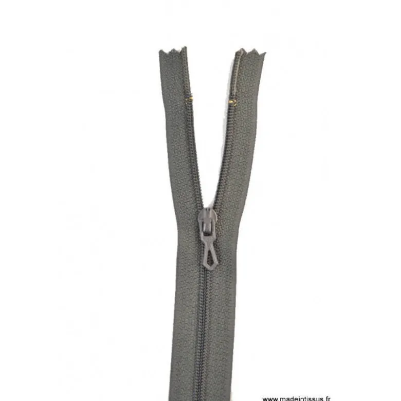 Fermeture éclair en nylon. col 450 Gris anthracite