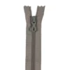 Fermeture éclair en nylon. col 432 Gris clair