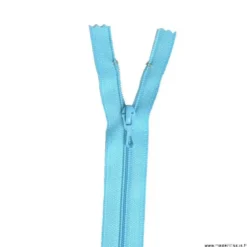 Fermeture éclair en nylon. col 520 Turquoise