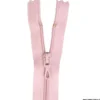 Fermeture éclair en nylon. col 805 vieux rose