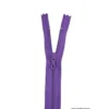Fermeture éclair en nylon. col 869 Violet Foncé