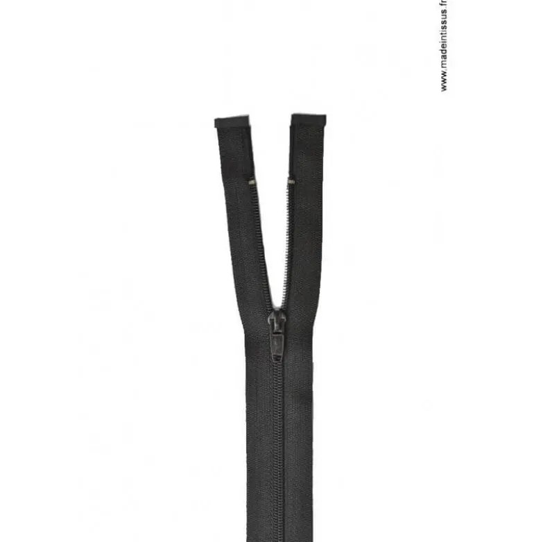 Fermeture éclair en nylon séparable col 460 Noir Z58