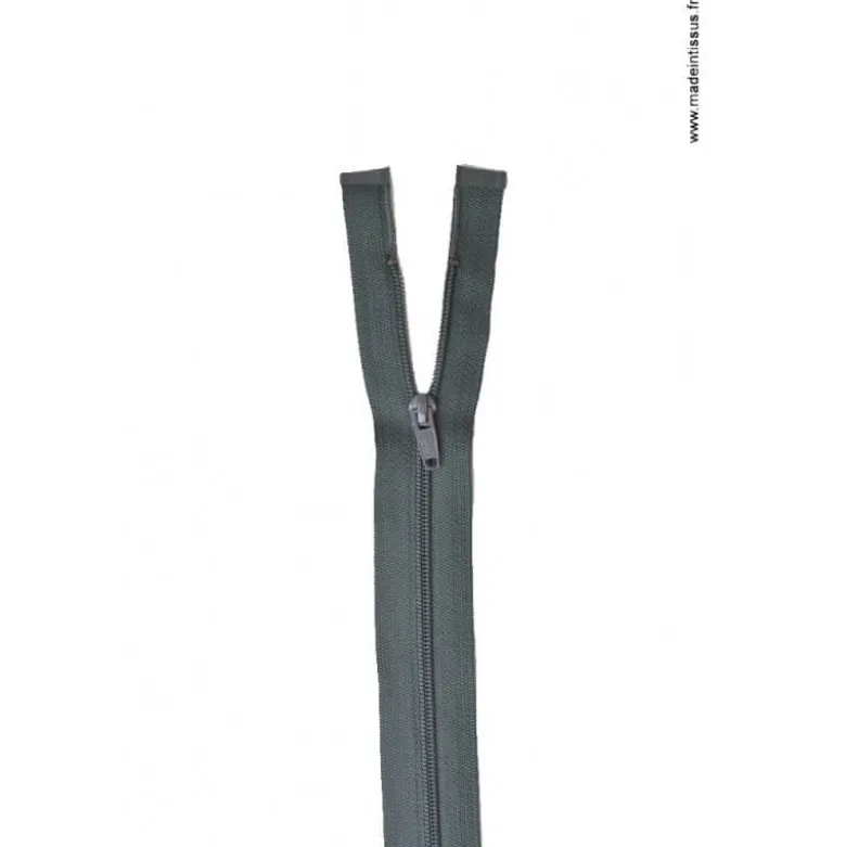 Fermeture éclair en nylon séparable col 450 Gris anthracite Z58