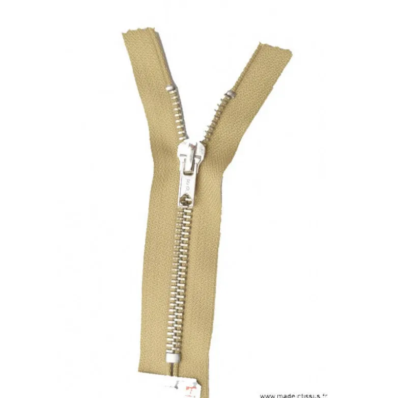 Fermeture éclair en nylon SPECIALE PANTALON MAILLE ARGENT col 945 Beige Moyen - Z16