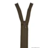 Fermeture éclair invisible en nylon Z41 col 990 Brou de Noix