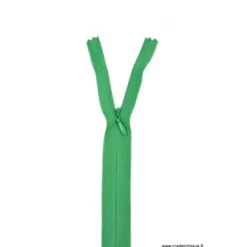 Fermeture éclair invisible en nylon Z41 col 721 Vert Emeraude