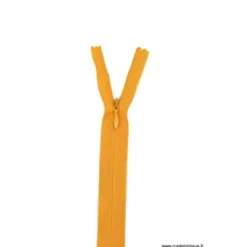 Fermeture éclair invisible en nylon Z41 col 674 Ocre