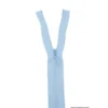 Fermeture éclair invisible en nylon Z41 col 505 bleu layette