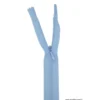 Fermeture éclair invisible en nylon Z41 col 508 Bleu