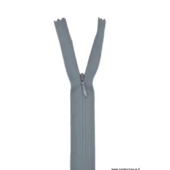 Fermeture éclair invisible en nylon Z41 col 440 Gris Foncé