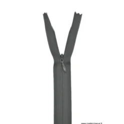 Fermeture éclair invisible en nylon Z41 col 450 Gris anthracite