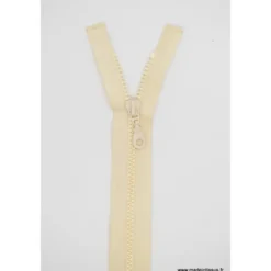 Fermeture éclair Séparable grosse maille 6mm Z54 col 410 Blanc cassé
