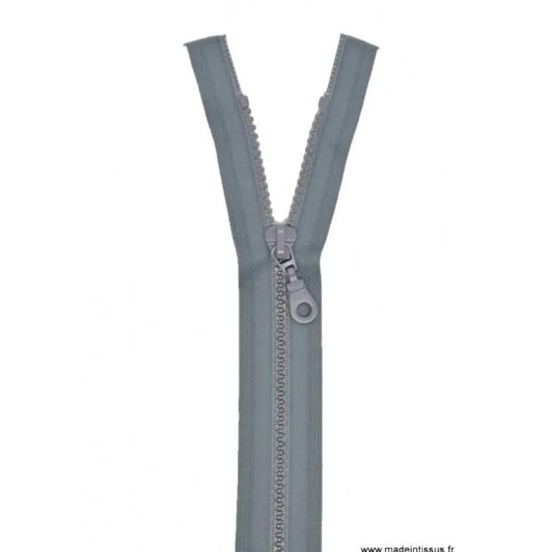 Fermeture éclair Séparable grosse maille 6mm Z54 col 440 gris foncé