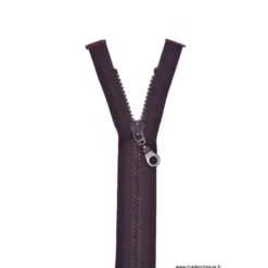 Fermeture éclair Séparable grosse maille 6mm Z54 col 881 Prune