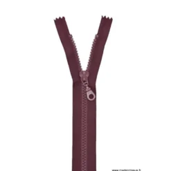 Fermeture éclair Séparable grosse maille 6mm Z54 col 870 Bordeaux