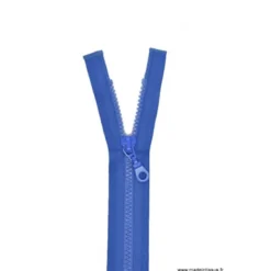 Fermeture éclair Séparable grosse maille 6mm Z54 col 540 Bleu drapeau