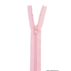 Fermeture éclair séparable Z52 col 805 Rose layette