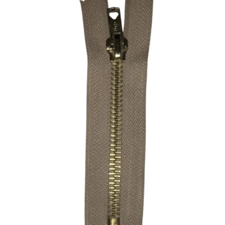 Fermeture éclair Z14 métallique coloris Beige Antilope 940