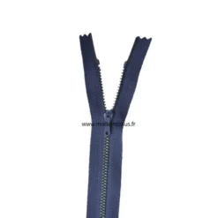 Fermeture éclair Z13 métallique coloris Bleu marine 570