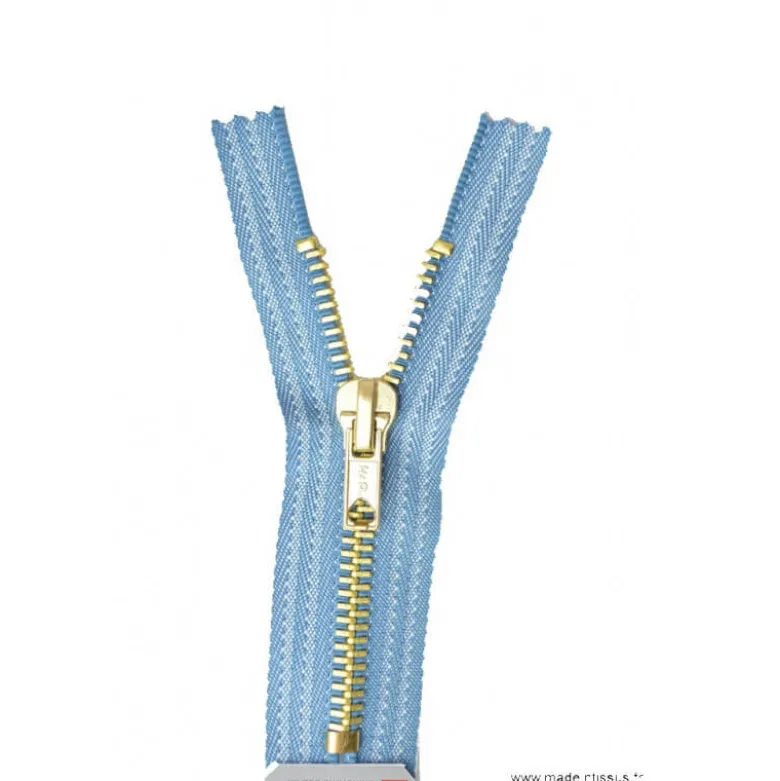 Fermeture éclair Z15 spéciale Jeans coloris Bleu Jeans 532