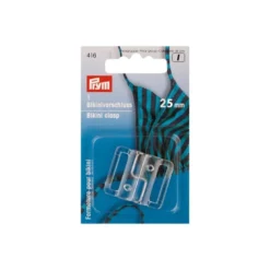 Fermoir clip 25mm transparent pour maillot de bain