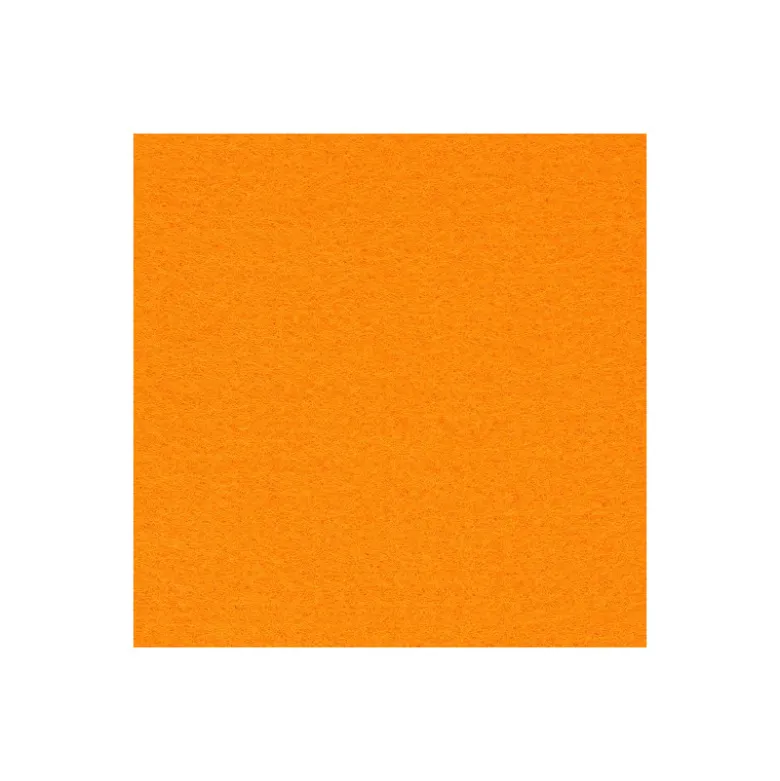 Feutrine jaune orangé en coupon format A4