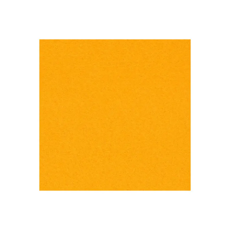 Feutrine jaune tournesol en coupon format A4
