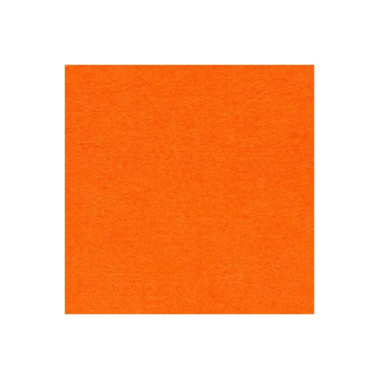 Feutrine orange fluo en coupon format A4