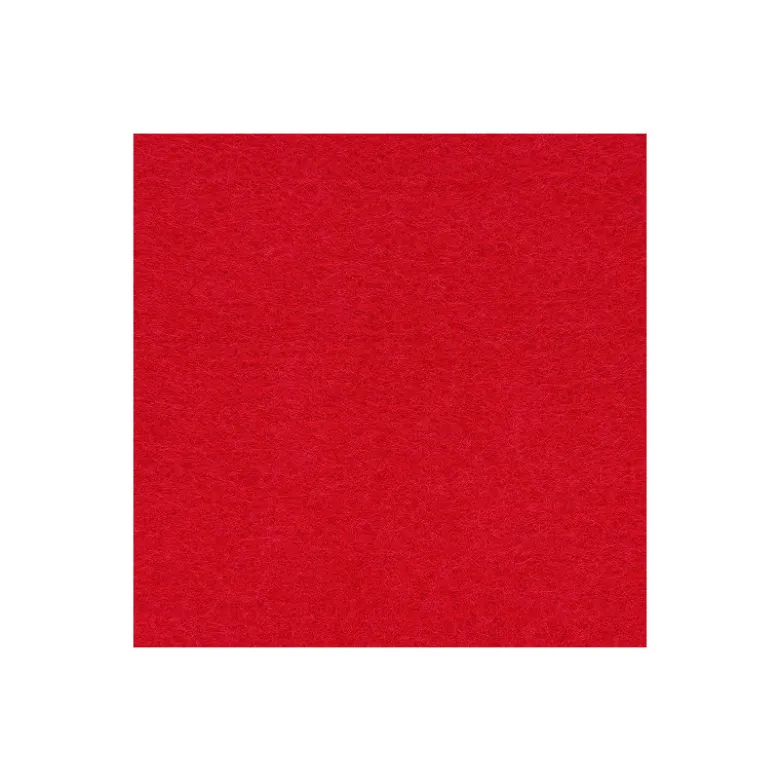 Feutrine rouge en coupon format A4