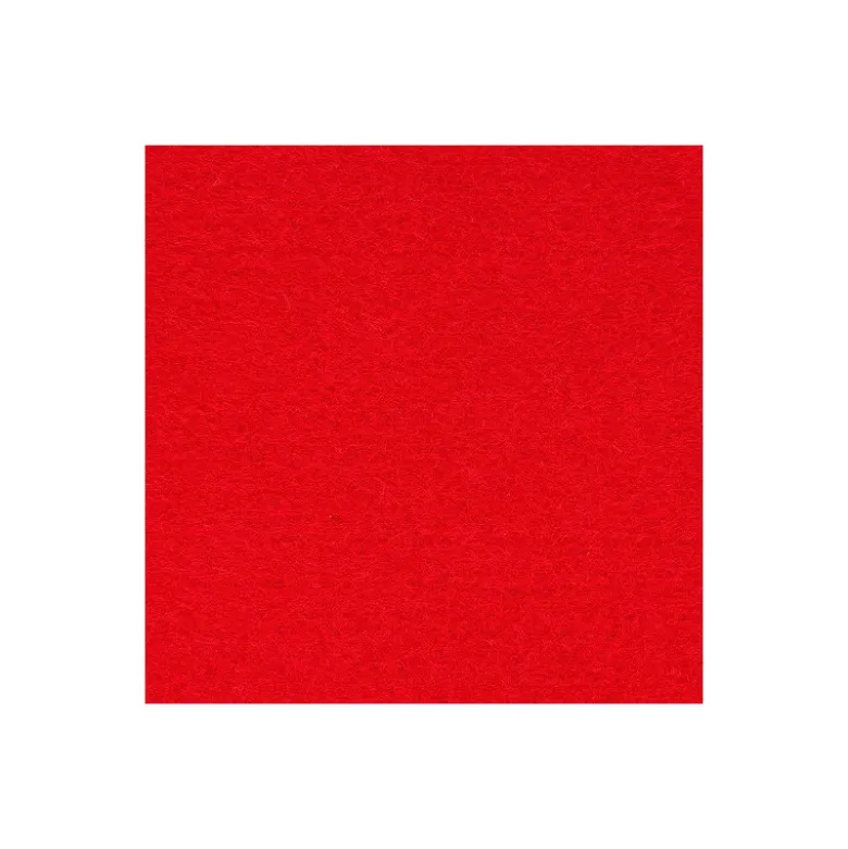 Feutrine rouge hermes en coupon format A4